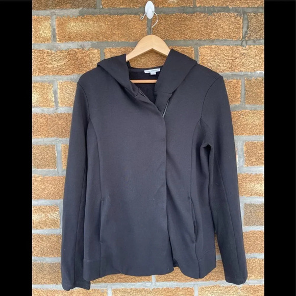 James Perse Moto Zip Up Hoodie Jacket 3 - Picture 1 of 9